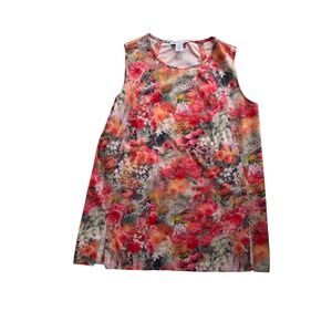 Athleta Refined‎ Zephyr Floral Tank Top Sleeveless Blouse XS